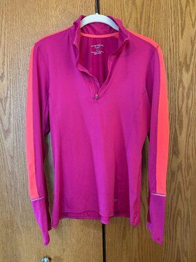 Brooks long-sleeve 1/4 zip running top